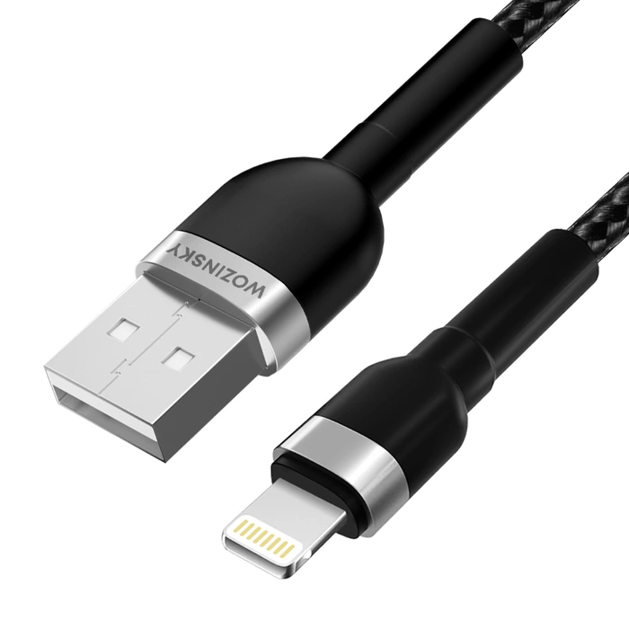 Câble Wozinsky WNBAL2 USB-A / Lightning 2,4A 2 m - noir
