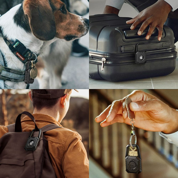 TECH-PROTECT KEVLAR APPLE AIRTAG 1 /2  BLACK