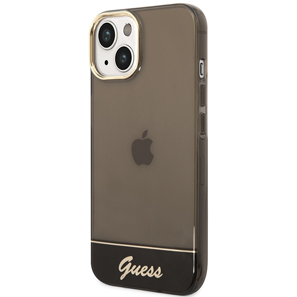 Case GUESS Apple iPhone 14 Plus Translucent Black Hardcase
