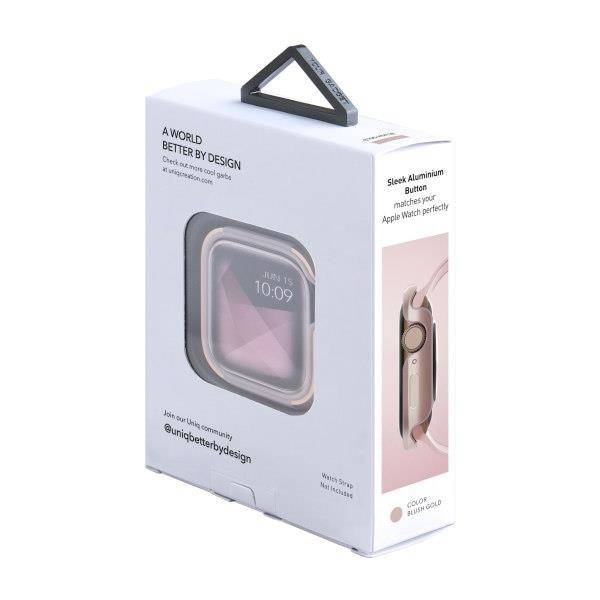 UNIQ Case Apple Watch Valencia 5 4 44MM Pink Gold Case