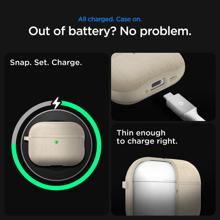 Spigen URBAN FIT Apple AIRPODS PRO 3 DUNE BEIGE