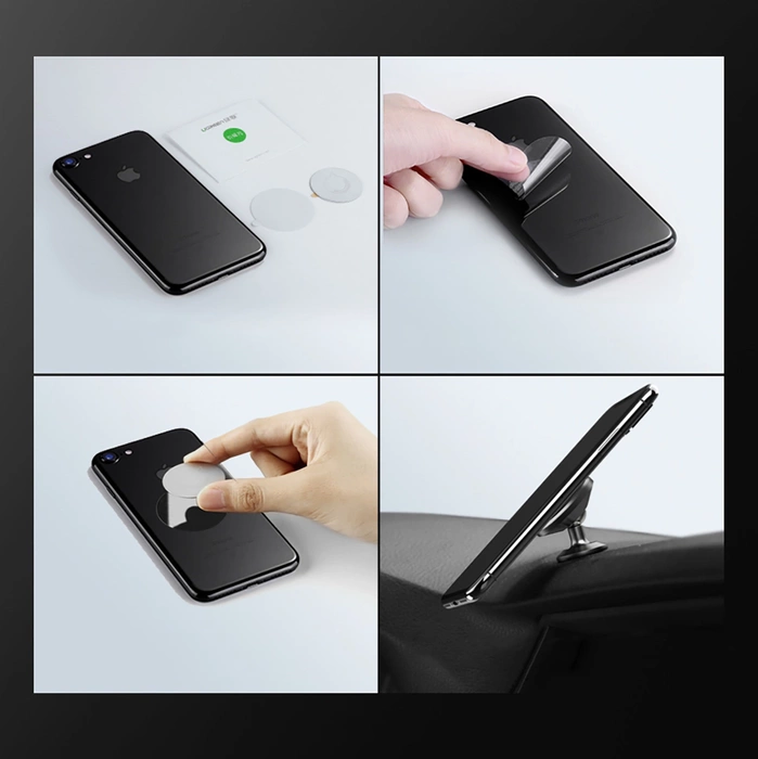 Ugreen LP117 60316 Magnetische Autotelefonhalterung am Armaturenbrett – Schwarz