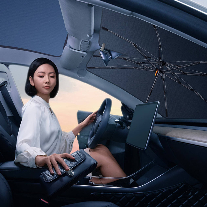 Parasole per parabrezza Baseus CoolRide CRKX000001 - nero