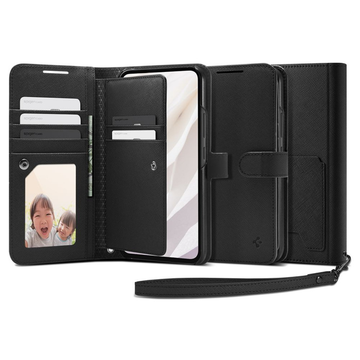 Cover Spigen PORTAFOGLIO "S" PLUS GALAXY A54 5G NERO