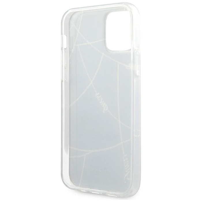 Puzdro GUESS Apple iPhone 12 Mini Gold Chain Collection GUHCP12SPCUCHBK Black Hardcase