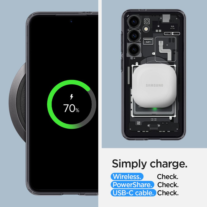 Funda Spigen Ultra Hybrid Samsung Galaxy S24 Cero Uno Case