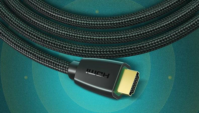 Ugreen câble fort HDMI 2.0 câble tressé en nylon 4K 60 Hz 3D 18 Gbps HDR ARC Ethernet (HEC) 48 bits 1,5 m noir (HD118 40409)