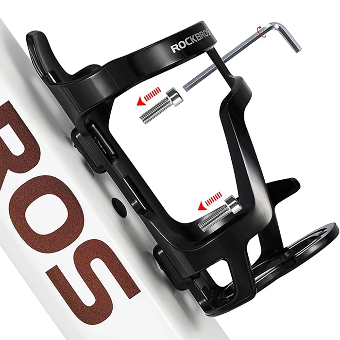 Rockbros 31210012001 Fahrrad-Trinkflaschenhalter – Schwarz