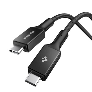 Spigen EB10010CC ESSENTIAL TYP-C KABEL 100W 100CM SCHWARZ