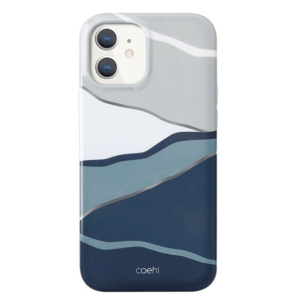 Custodia Uniq Coehl Ciel iPhone 12 mini 5.4&quot; blu / azzurro crepuscolare