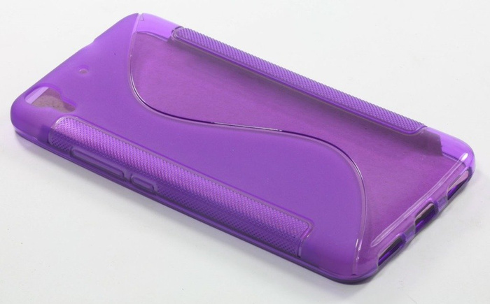 Cover S-Line Huawei Ascend Y6 Purple Telefontok Szilikon borító