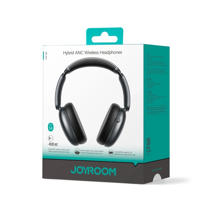 Joyroom J-Head Series JR-JH1 kabellose Kopfhörer mit ANC Bluetooth – Schwarz