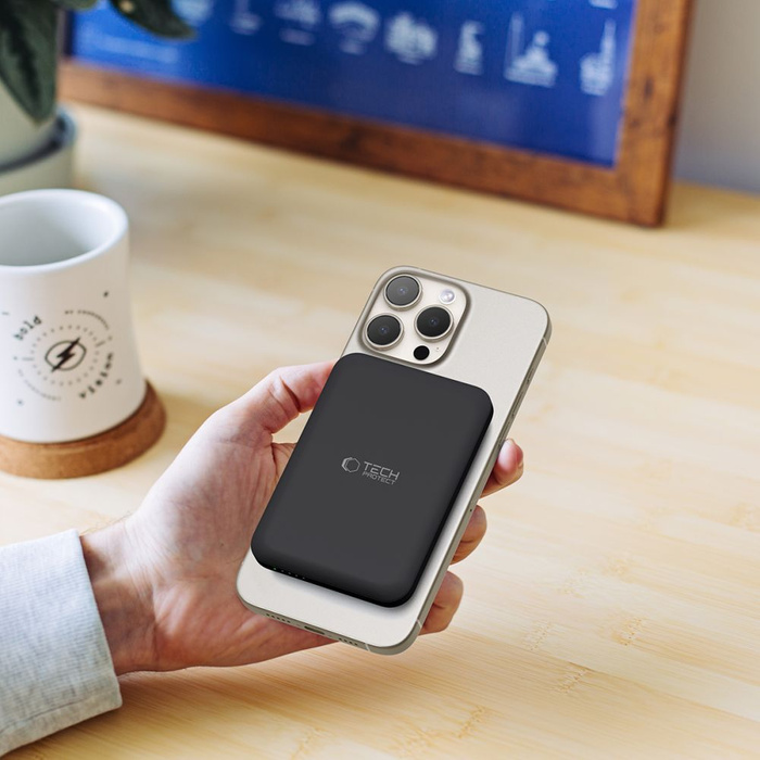 TECH-PROTECT LIFEMAG MAGSAFE POWER BANK 5000MAH NEGRO