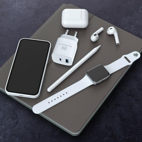 3mk Hyper GaN Charger 33W Power Delivery charger network 1xUSB-A + 1xUSB-C