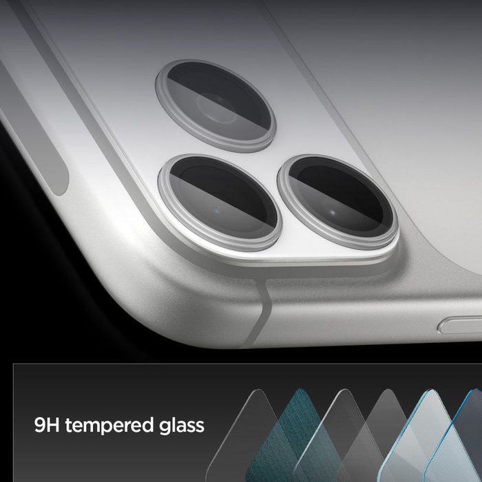 KAMERASCHUTZ Spigen OPTIK PRO XL GLAS.TR "EZ FIT" KAMERASCHUTZ IPhone 17 PRO MAX SILBER