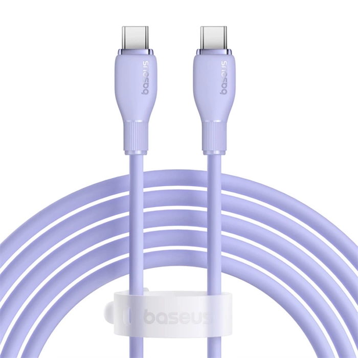 Baseus Pudding 100W USB-C - USB-C Kabel 2m - Lila