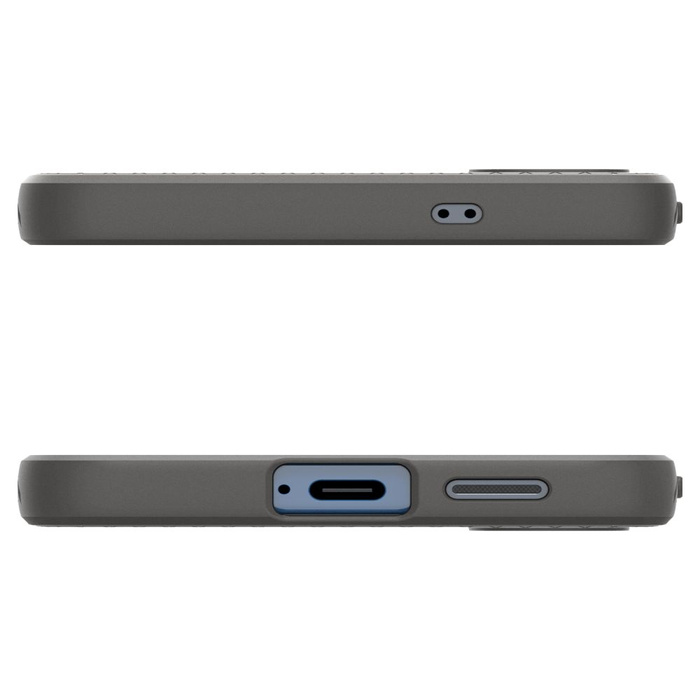 ETUI SPIGEN SAMSUNG GALAXY S25 LIQUID AIR SZARE MARBLE GREY