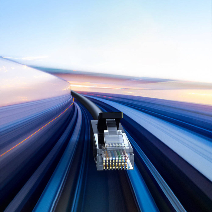 Ugreen flat kabel LAN Ethernet Cat. 6 3m černá (NW102)