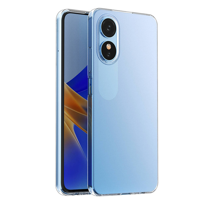 Ultra Clear 0,5 mm Hülle für Oppo A17 dünne Abdeckung transparent