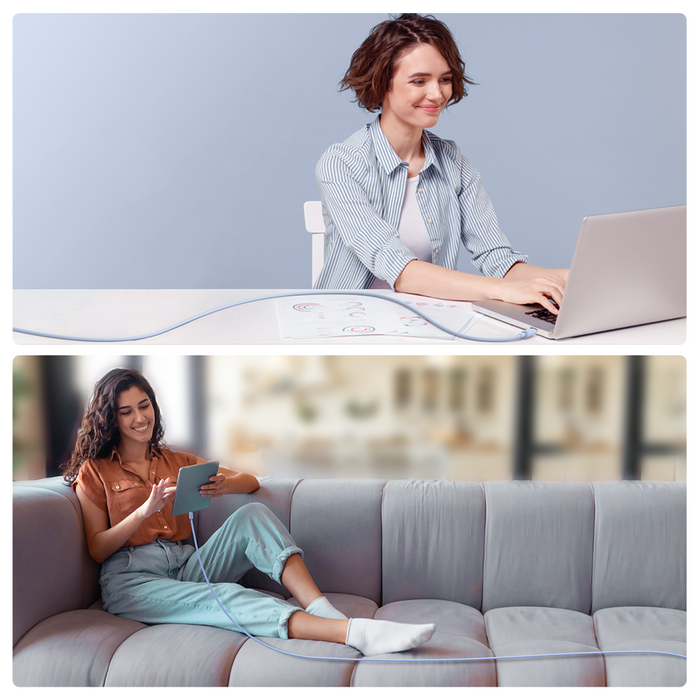 USB C – Lightning kabel 20W 1,2m Joyroom S-CL020A14 – modrý