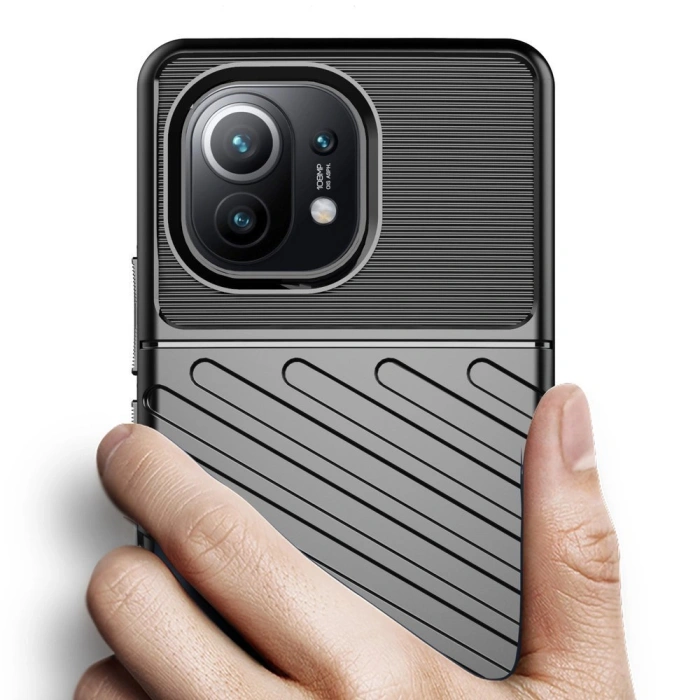 Thunder Case elastyczne pancerne etui pokrowiec Xiaomi Mi 11 niebieski