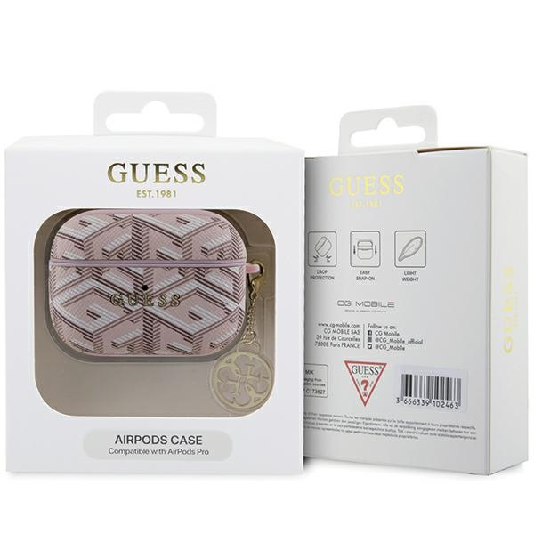 Hülle Guess GUAPPGCE4CP AirPods Pro Abdeckung rosa/rosa GCube Charm Case