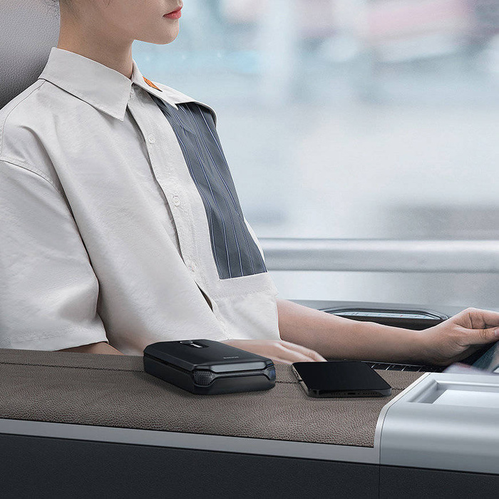 Baseus power bank Power Starter Jump Starter booster 1000mAh 12V (1000A / 500A) + crocodile clips black (CGNL020101)