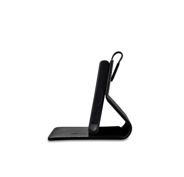 iCarer Wallet Case für Samsung Galaxy S23 Ultra Ledertasche Geldbörse schwarz