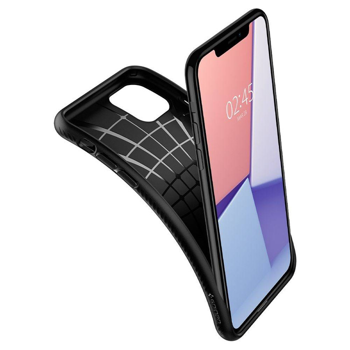 Puzdro SPIGEN iPhone 11 Pro Liquid Air Matte Black Case 