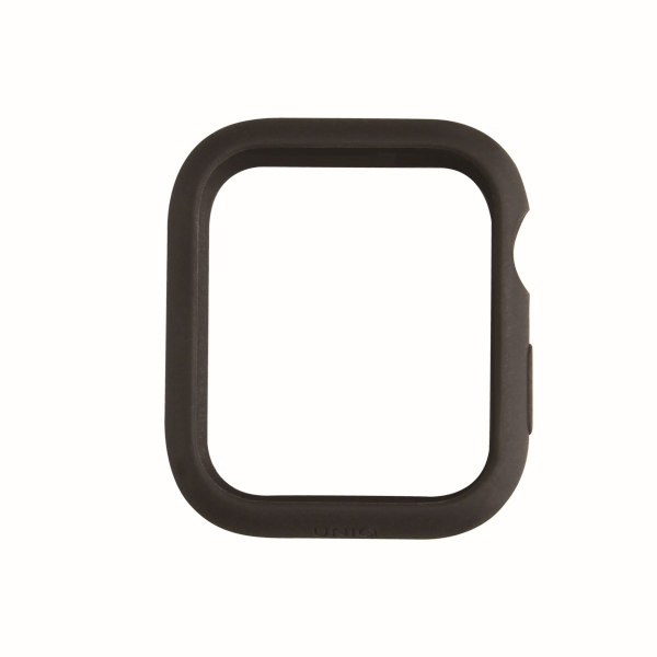 UNIQ coque Lino Apple Watch Série 4/5/6/SE 40mm. noir/noir cendré