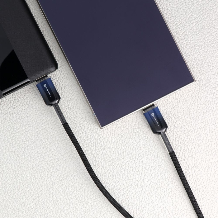 Kabel USB C do USB C Forcell F-Energy QC4.0 PD 5A 100W Gradient 1 m C357 czarny