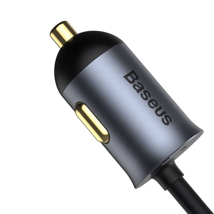 Baseus Share Together caricabatteria per auto 2x USB / 2x USB Type C 120W PPS Quick Charge Power Delivery grigio (CCBT-A0G)