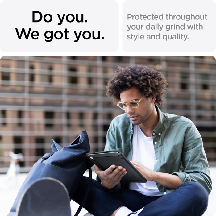 Spigen Rugged Armor IPad 10.9 2022 MATTE SCHWARZ