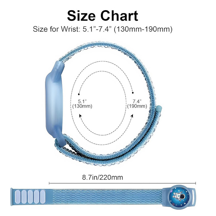 TECH-PROTECT NYLON FOR KIDS APPLE AIRTAG 1 / 2 MAGIC PONY
