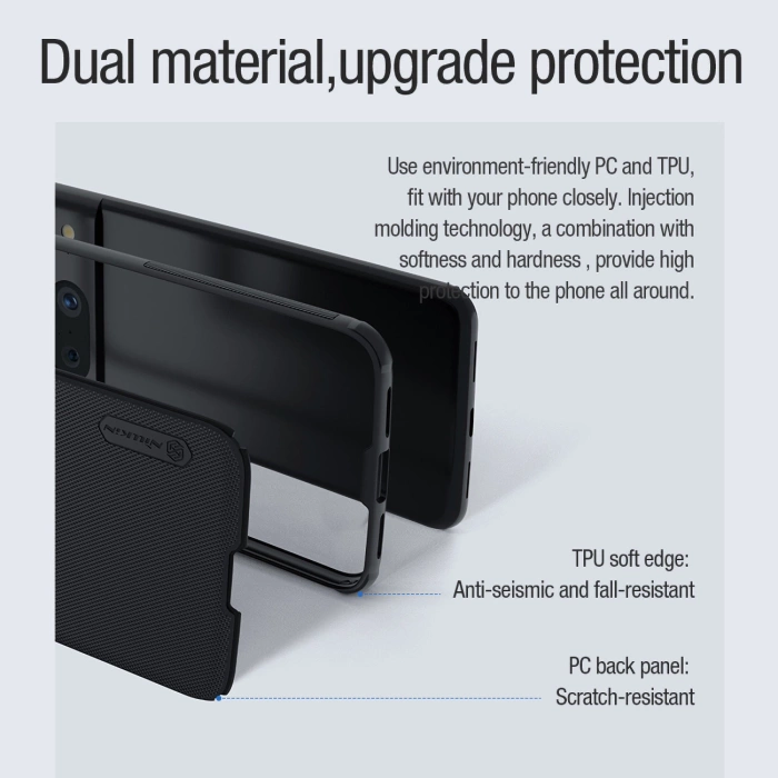 Etui Nillkin Super Frosted Shield Pro Magnetic Case na Google Pixel 8 - czarne