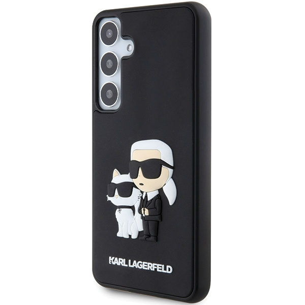Etui Karl Lagerfeld KLHCS24S3DRKCNK Samsung Galaxy S24 S921 czarny/black hardcase 3D Rubber Karl&Choupette Case