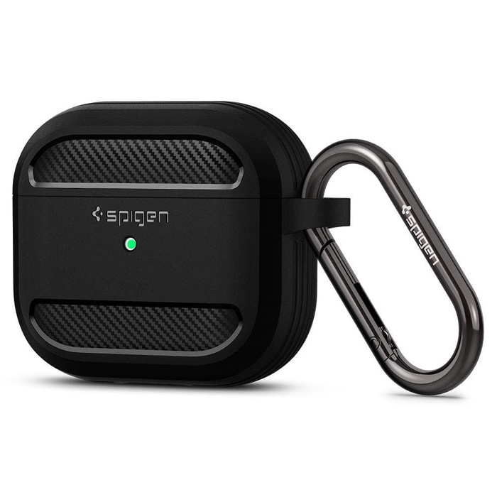 Cover SPIGEN Apple Airpods 3 2021 Rugged Armor Matte Black