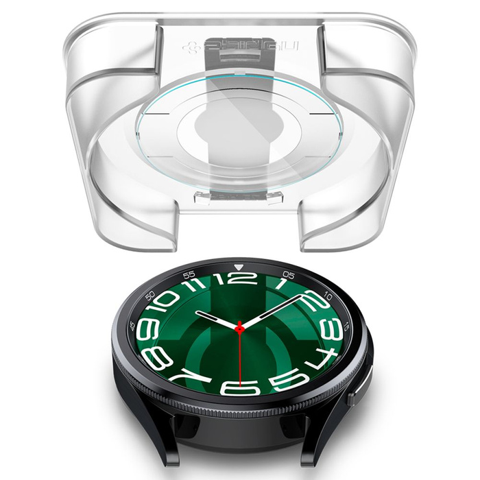 Tempered Glass Spigen Glas.tr "ez-fit" 2-pack Galaxy Watch 6 Classic (47 mm) Clear