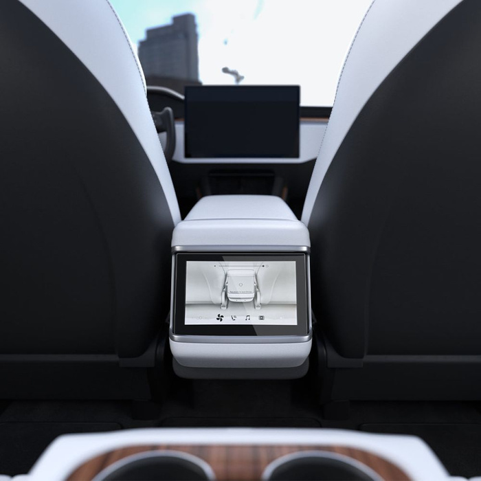 Vidrio Templado Spigen GLAS.TR SLIM TESLA MODEL X 2022 / MODEL S 2021 NEGRO