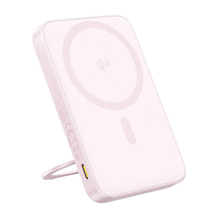 Powerbank Baseus ze stojakiem PicoGo Qi2 5000mAh 20W (różowy)