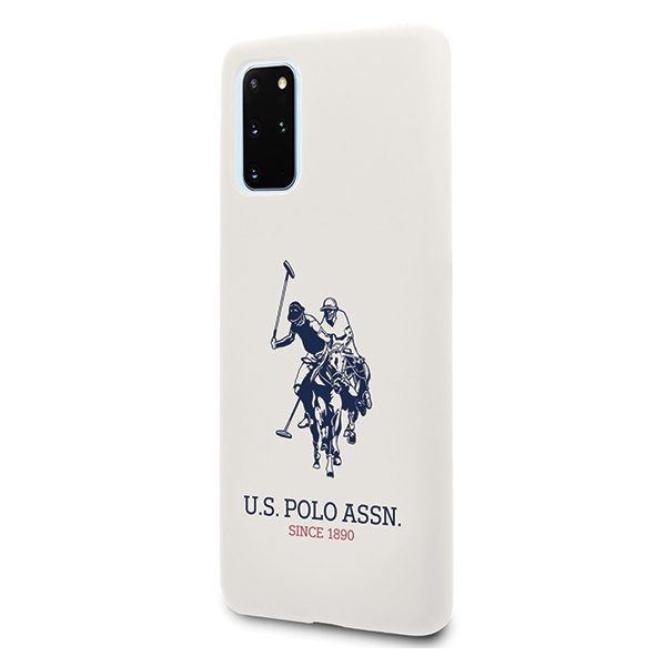  US POLO Samsung Galaxy S20 Plus Silicone Collection Funda blanca