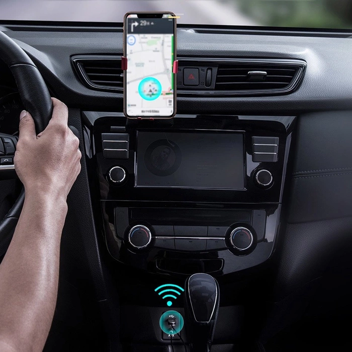 Baseus BA01 Bluetooth 5.0 Audioempfängerkabel AUX-Klinke Audioadapter schwarz (CABA01-01)