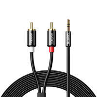 Ugreen kabel audio kabel 3,5mm mini jack - 2RCA 1,5 m černý (AV116)