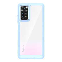 Coque Outer Space pour Xiaomi Poco X5 5G / Redmi Note 12 5G housse avec cadre flexible bleu