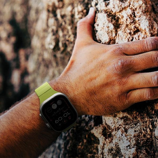 Pasek UNIQ pasek Stride Apple atch Series1/2/3/4/5/6/7/8/9/SE/SE2 38/40/41mm FKM Rubber Strap miętowy/iceplant green