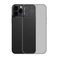 Baseus Frosted Glass Schutzhülle für iPhone 13 Pro schwarz (ARWS000401)