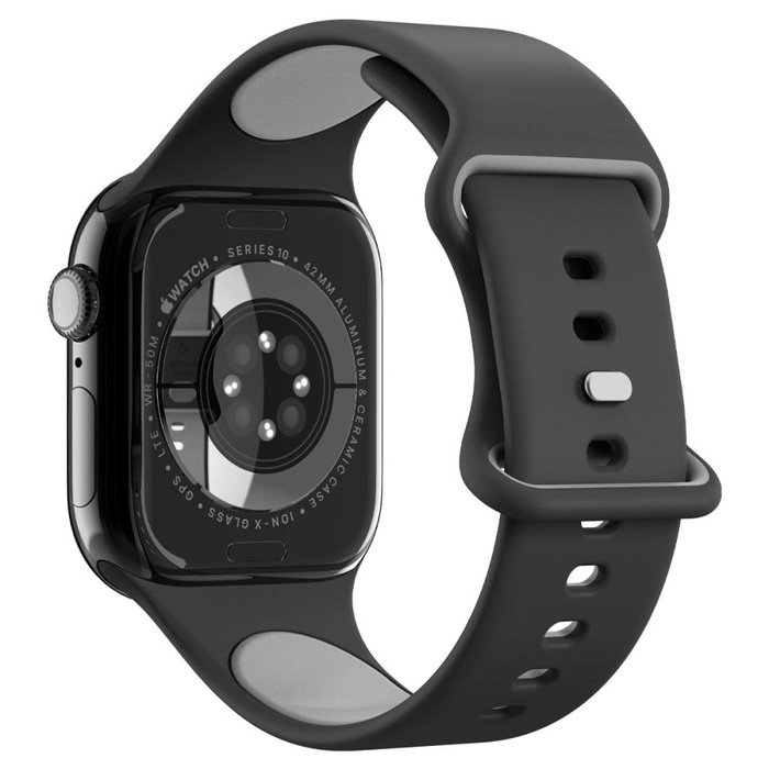 PASEK SPIGEN APPLE WATCH 6 / 7 / 8 / 9 / 10 / SE (40 / 41 / 42 MM) NANO POP BLACK SESAME