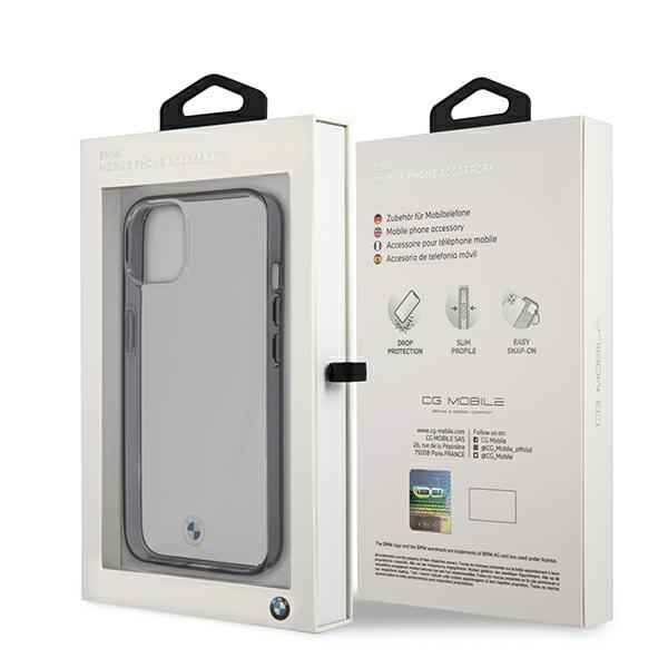 Case BMW Apple iPhone 13 Mini Signature Collection Clear Hardcase