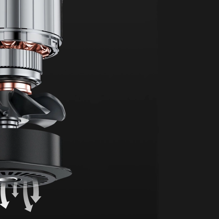 Baseus CRCQ000001 Mini-Reifenkompressor für Zigarettenanzünder – Schwarz