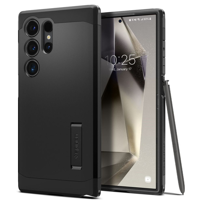 Hülle Spigen Tough Armor MagSafe Samsung Galaxy S24 Ultra Schwarz Case